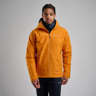 Flame Orange Montane Men's Spirit Waterproof Jacket Front