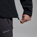 Black Montane Men's Tenacity XT Hooded Softshell Jacket Model 4