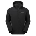 Black Montane Men's Tenacity XT Hooded Softshell Jacket Front