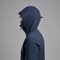 Eclipse Blue Montane Men's Tenacity XT Hooded Softshell Jacket Model 3