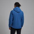 Neptune Blue Montane Men's Tenacity XT Hooded Softshell Jacket Model Back