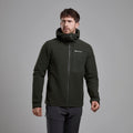 Oak Green Montane Men's Tenacity XT Hooded Softshell Jacket Model Front