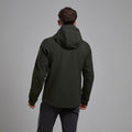 Oak Green Montane Men's Tenacity XT Hooded Softshell Jacket Model Back