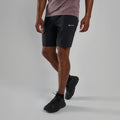 Black Montane Men's Tenacity Lite Shorts Model Front