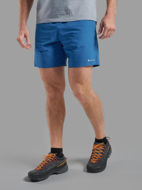 Neptune Blue Montane Men's Volantis 7" Shorts Model Front