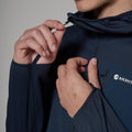Eclipse Blue Montane Men's Zepher Hooded Fleece Jacket Model 5 MZEPHECL