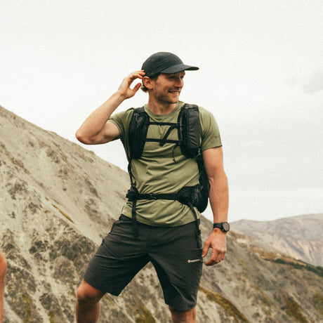 Caper Montane Men's Alhena Merino Blend T-Shirt Front