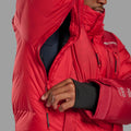 Adrenaline Red Montane Apex 8000 Down Jacket Model 10