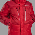 Adrenaline Red Montane Apex 8000 Down Jacket Model 11