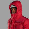 Adrenaline Red Montane Apex 8000 Down Jacket Model 9